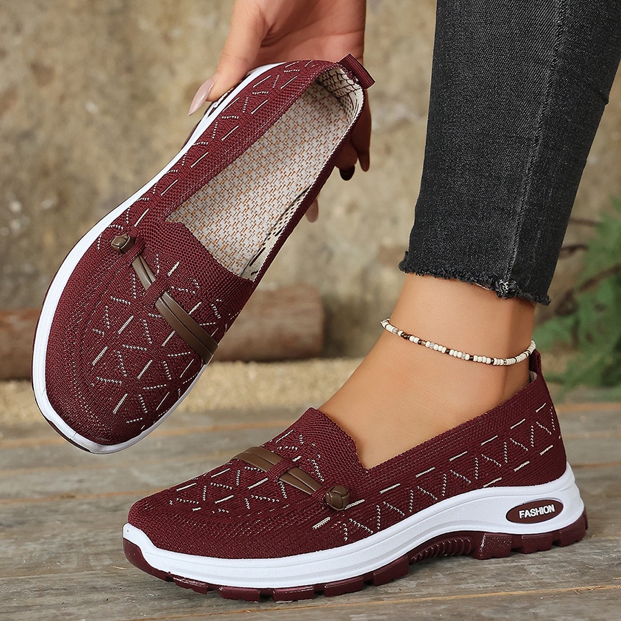 👟 𝐋𝐄𝐓𝐙𝐓𝐄𝐑 𝐓𝐀𝐆: 𝟖𝟎 % 𝐑𝐀𝐁𝐀𝐓𝐓👟Damen Orthopädische Slip-On-Schuhe – Leichte, atmungsaktive und rutschfeste Walking-Schuhe
